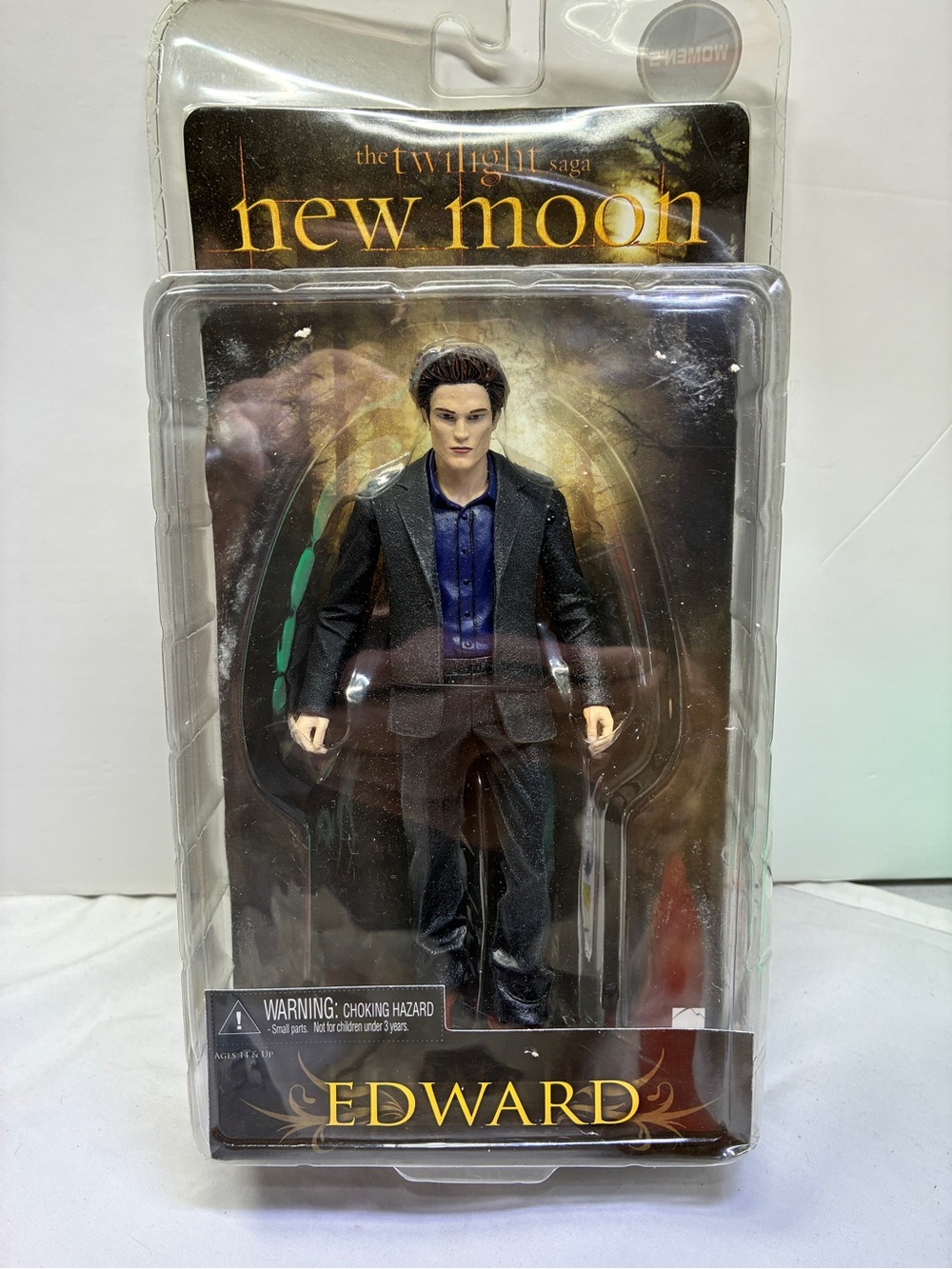 Twilight New Moon Edward Cullen Action Figure New Factory Sealed -Package Wear